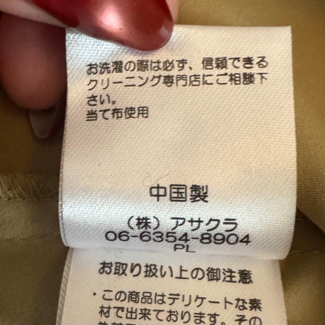 【美品】etoll. エトル 3way レースワンピース ドレス カーキ