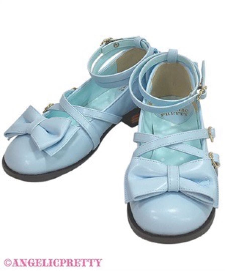 【新品未使用品】Tea Party Shoes♡サックス♡Lサイズ