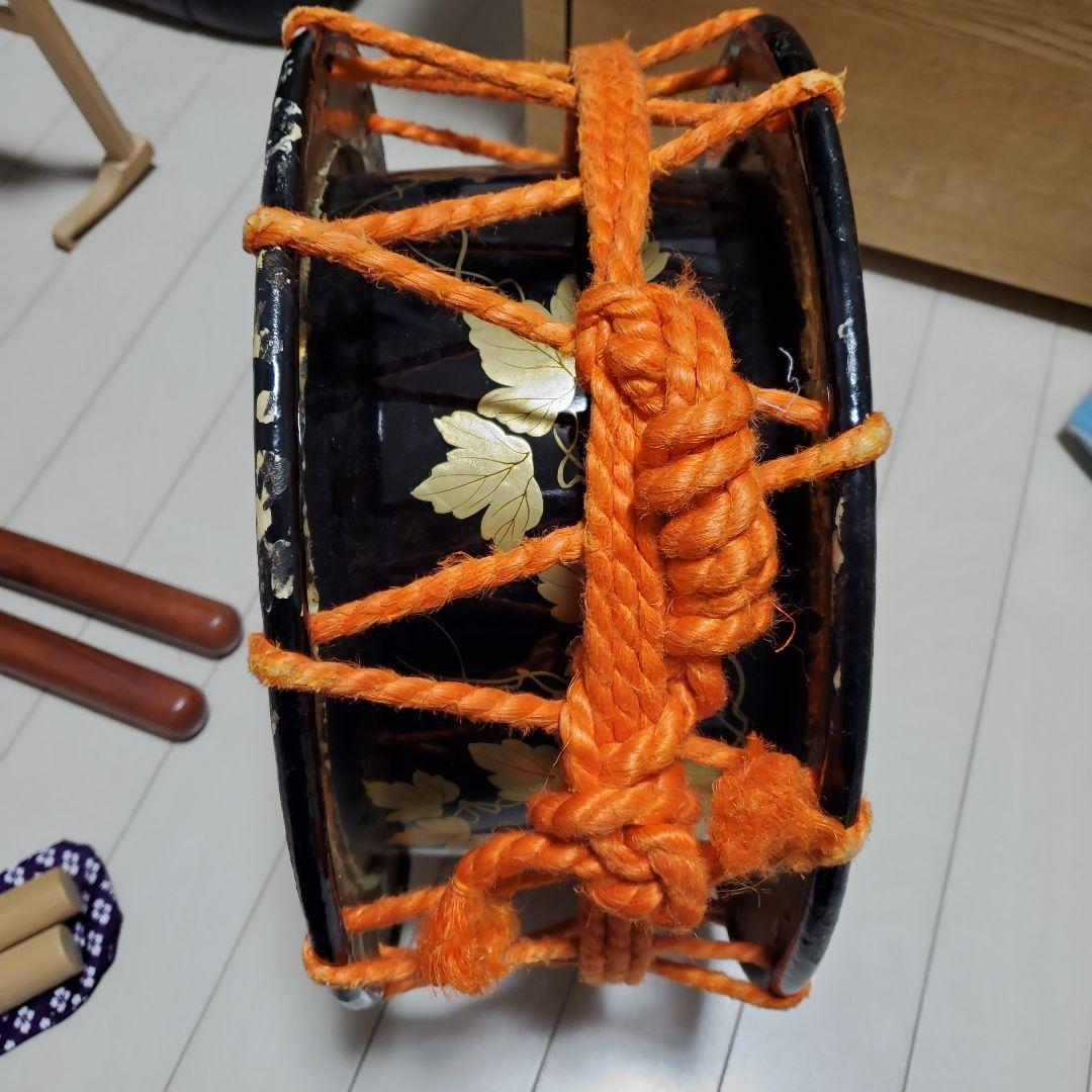 期間限定値引き 和太鼓 直径約35cm 持ち運びセット 色々バチ付き