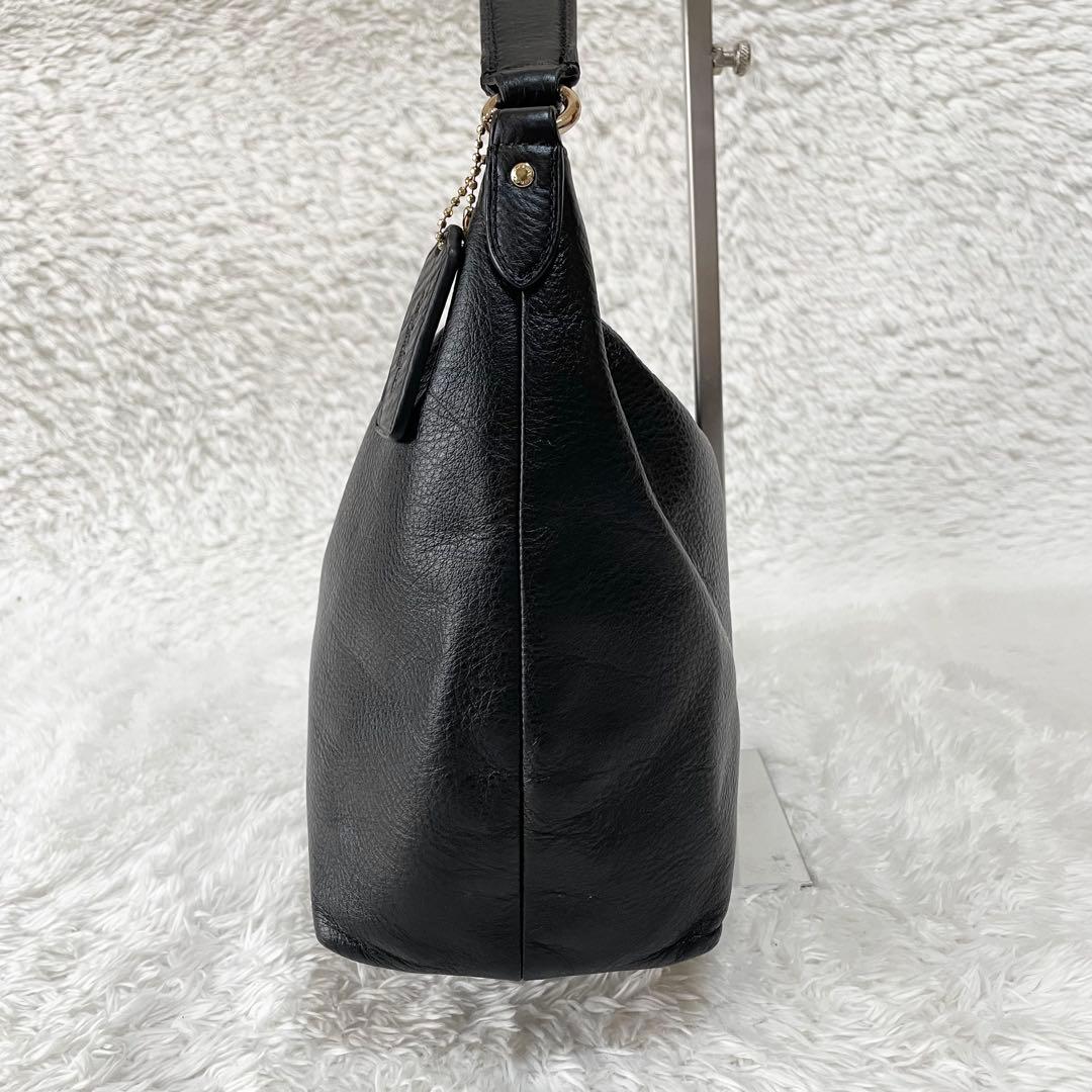 極美品☆コーチ 2way ワンショルダーバッグ F36628 ブラック レザー