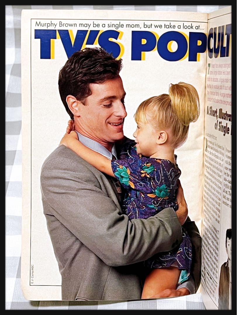 1992フルハウス フラーハウス✩.*˚超希少品！！TVガイド ボブ・サゲット