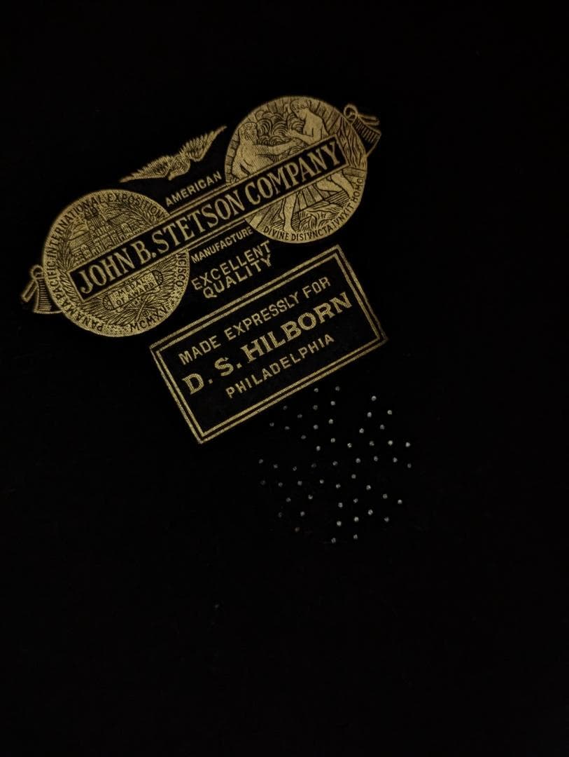 59cm Stetson 20sヴィンテージ ボーラーハット Lサイズ