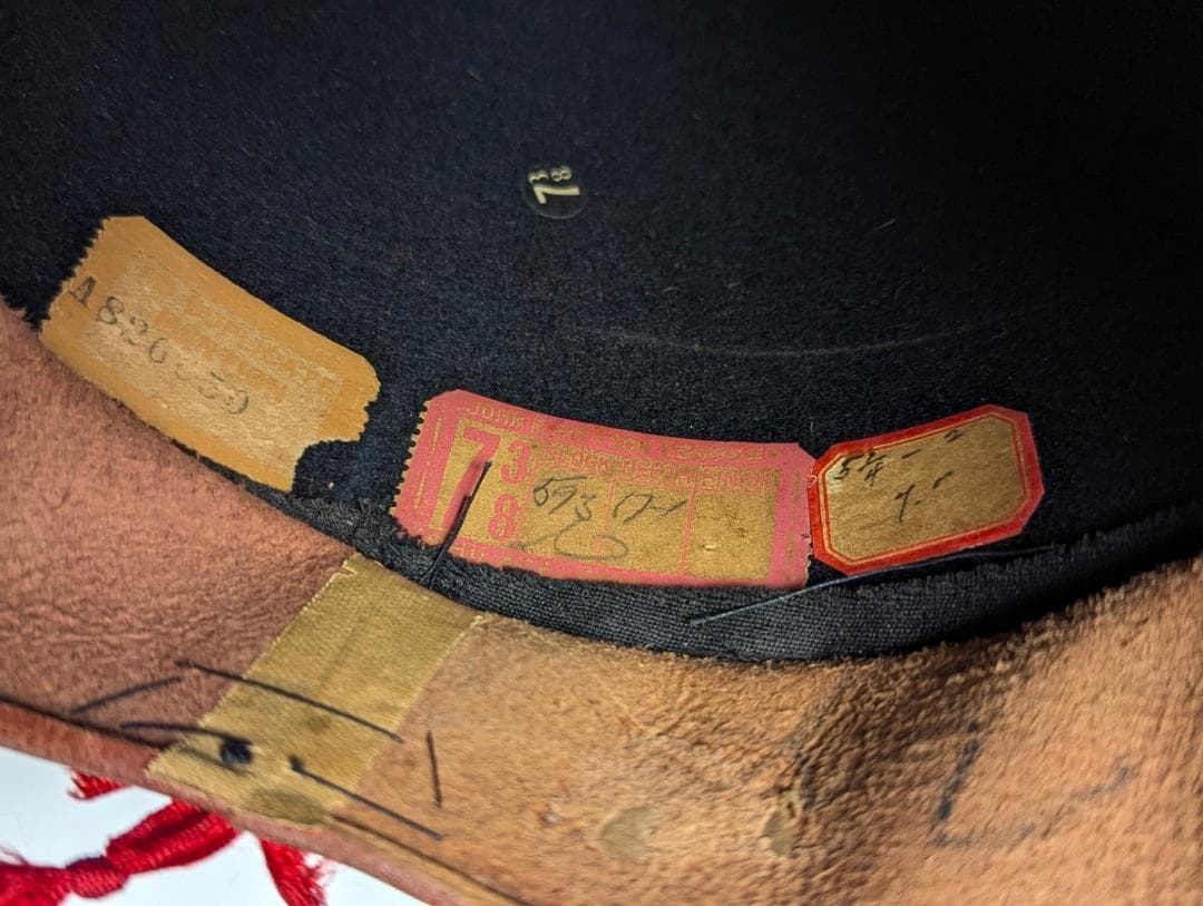 59cm Stetson 20sヴィンテージ ボーラーハット Lサイズ