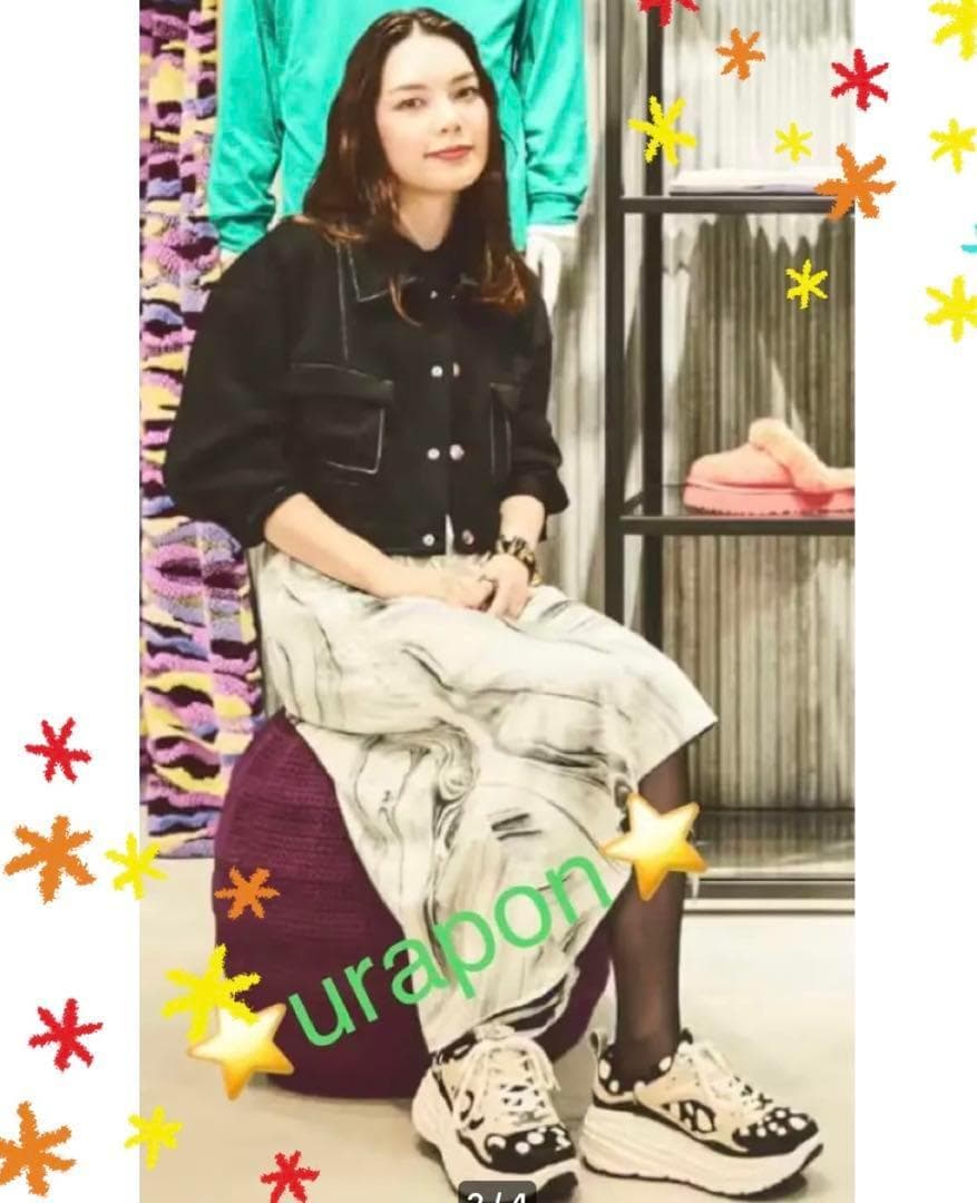 激レア✨③裏ダル✨25厚手～25.5靴下✨UGG✨ダルメシアン✨ロゴ骨型金具なし