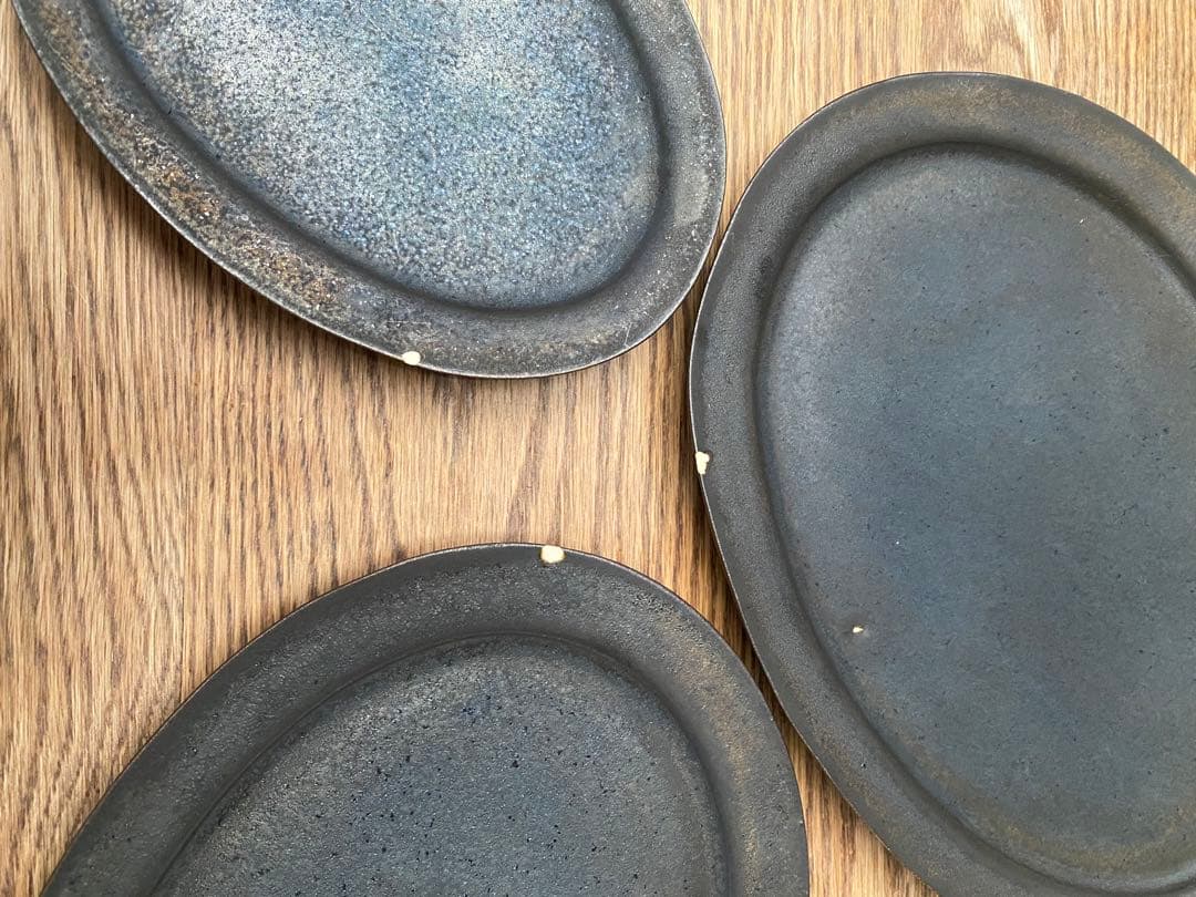 石川隆児　オーバルプレート 4枚セット