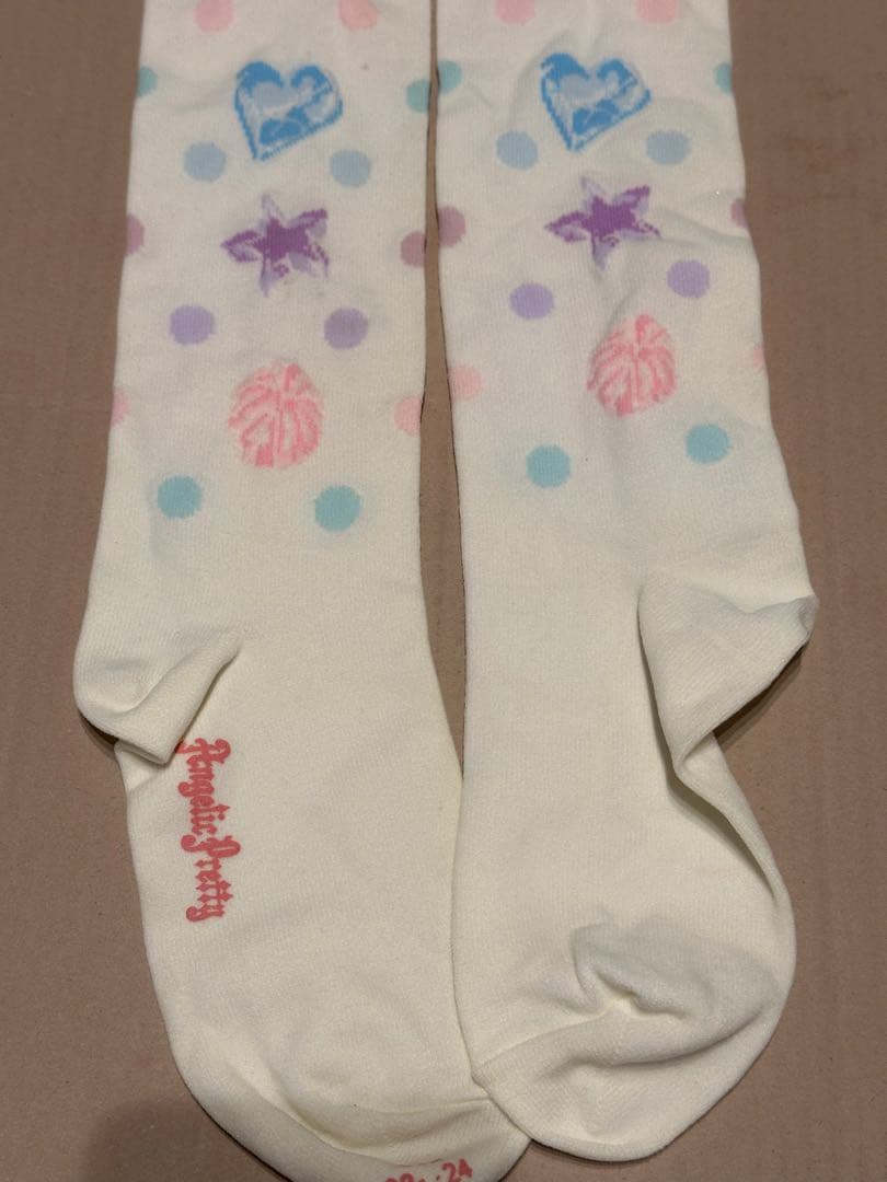 Angelic Pretty オーバーニー　靴下 ニーハイ ジュエリージュレ