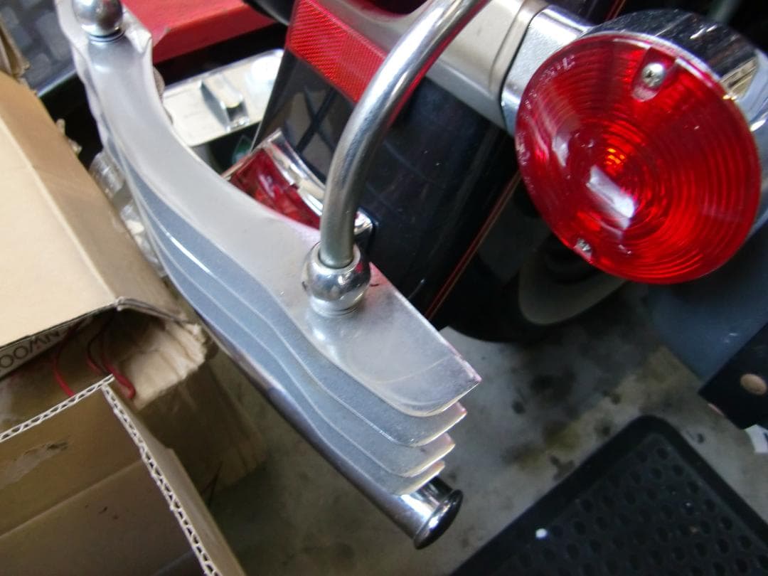 50-1041 クロームリアフェンダーバンパーチーズカッタータイプ