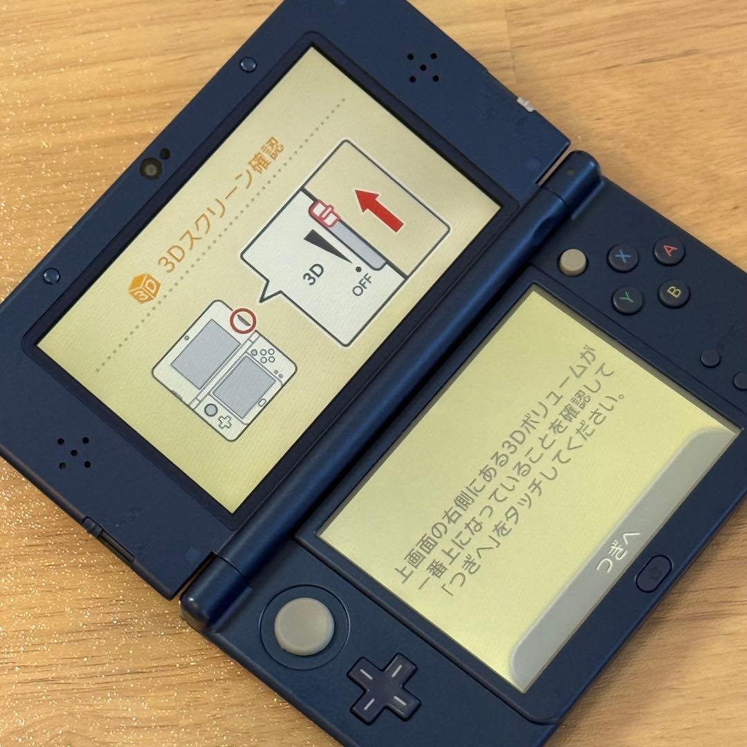 7-184 Newニンテンドー3DS LL メタリックブルー 箱付き