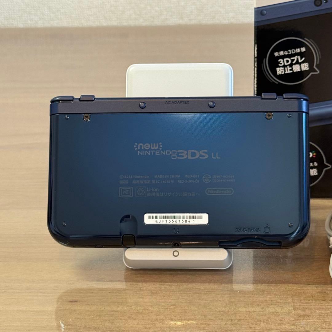 7-184 Newニンテンドー3DS LL メタリックブルー 箱付き