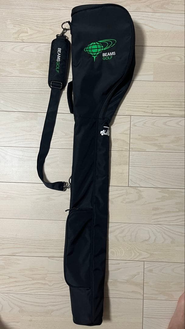 BEAMS GOLF クラブケース ブラック ゴルフバッグ 黒