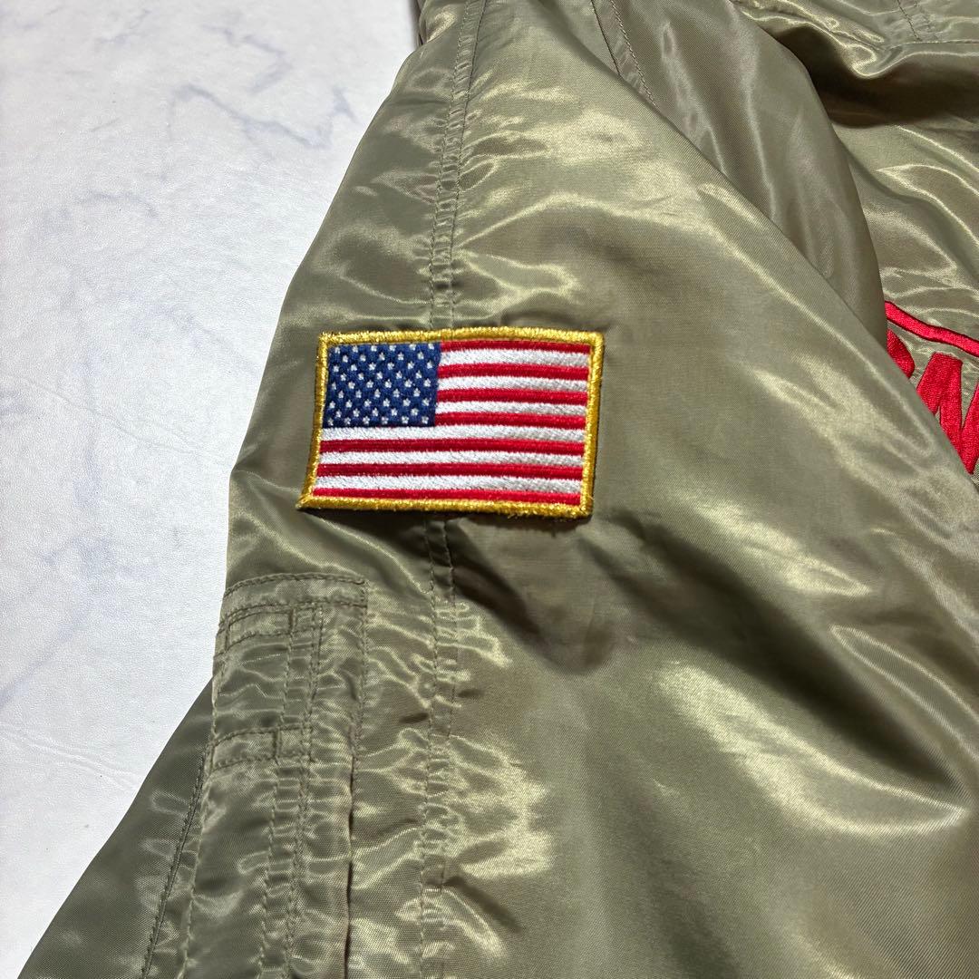 激レア✨SIMPSON N-2B フライトジャケット MA-1 ワッペン カーキ