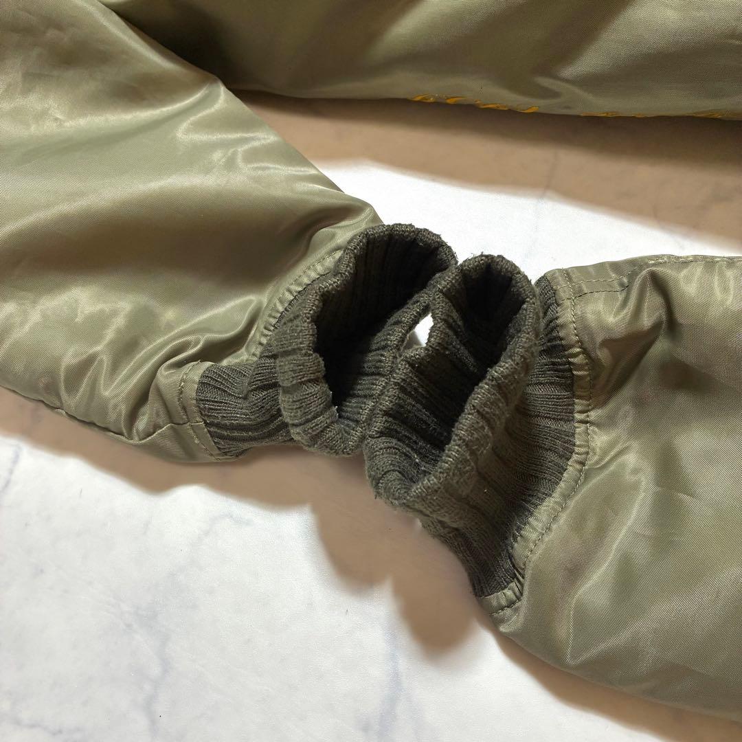 激レア✨SIMPSON N-2B フライトジャケット MA-1 ワッペン カーキ