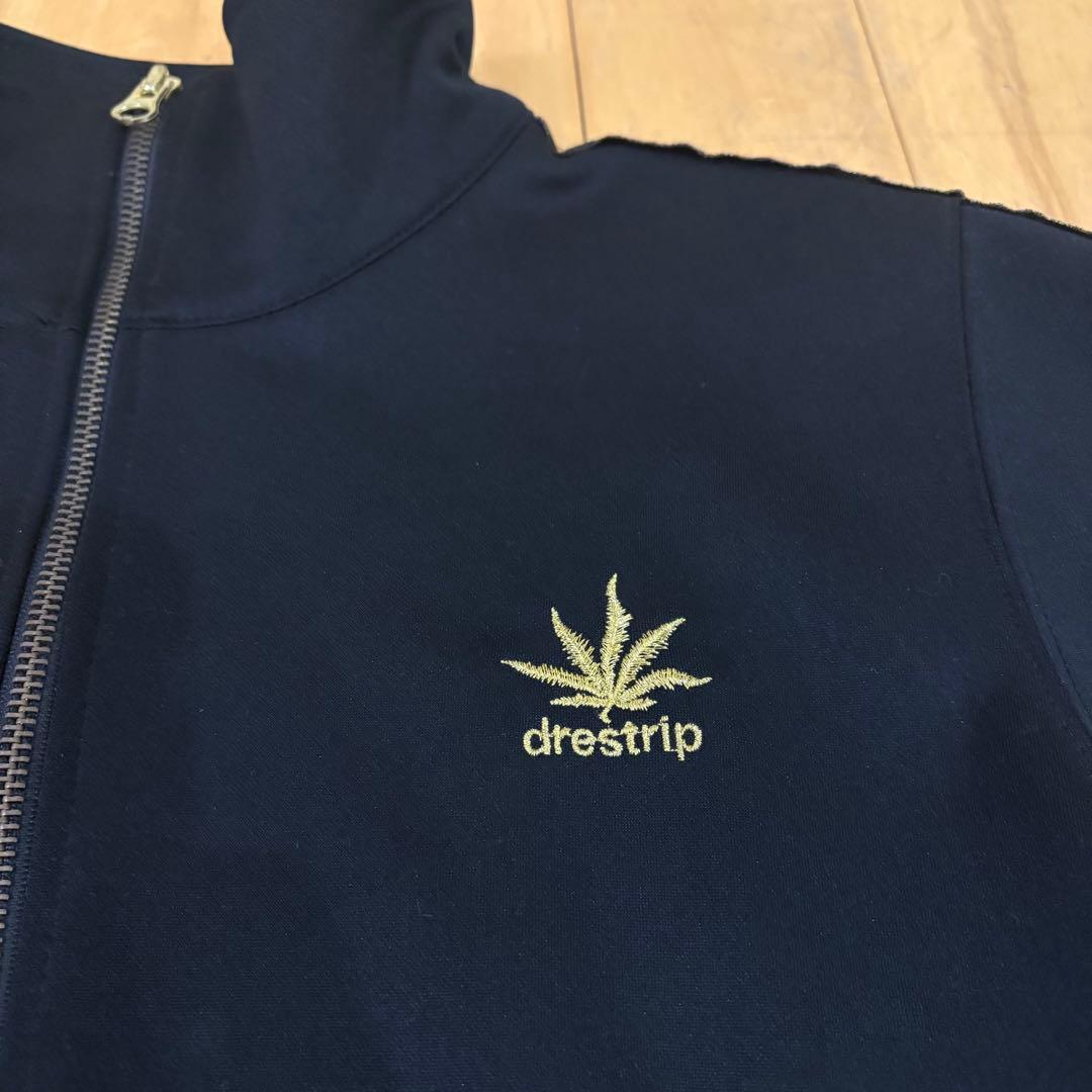 【美品】ドレストリップ 百式ジャージ 刺繍トラックジャケット 1 黒×金