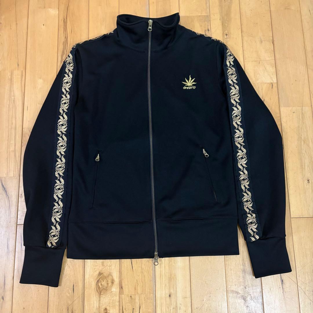 【美品】ドレストリップ 百式ジャージ 刺繍トラックジャケット 1 黒×金