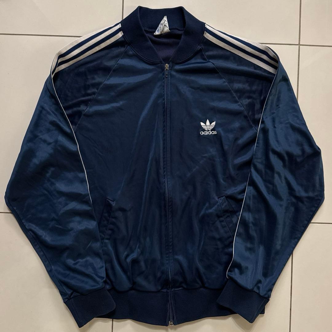 80's adidas ATP トラックジャケット ネイビー サイズL