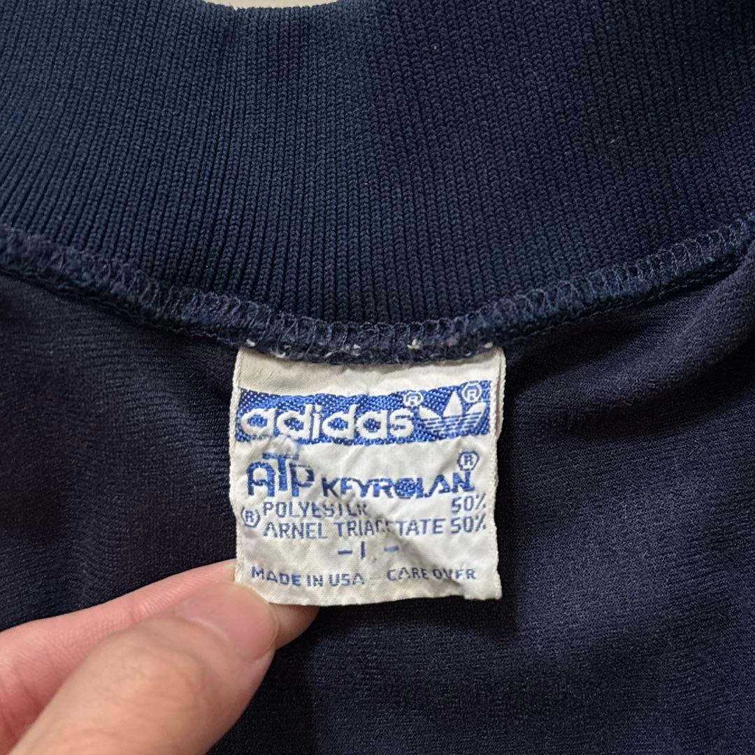 80's adidas ATP トラックジャケット ネイビー サイズL