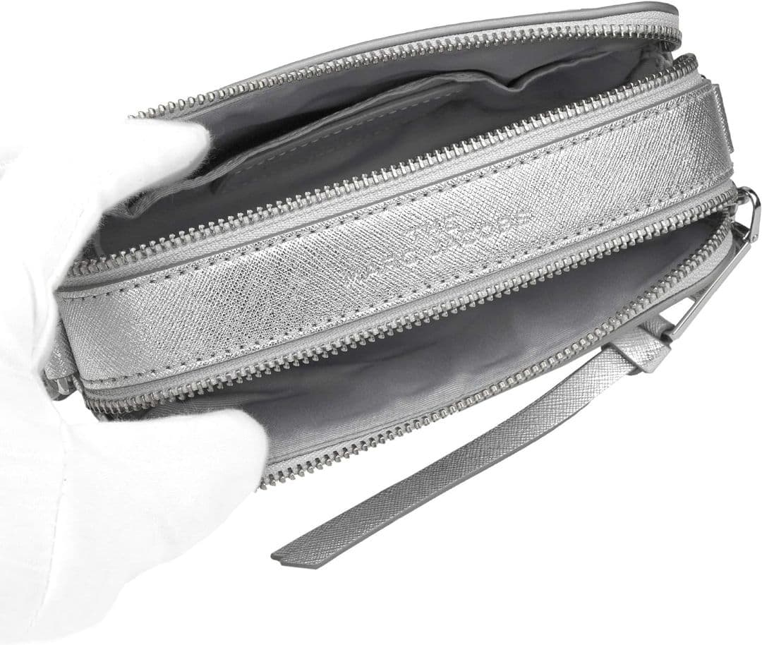 バッグ MARC JACOBS SNAPSHOT LLIC DTM SILVER