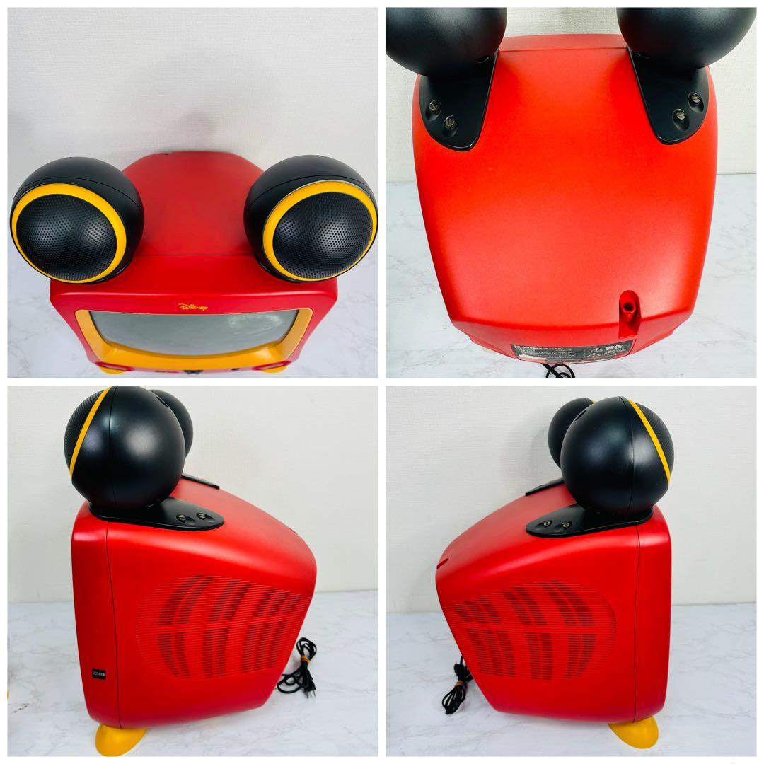 【希少・美品】Disney　ミッキーマウス型　ブラウン管テレビ　DVDプレーヤー