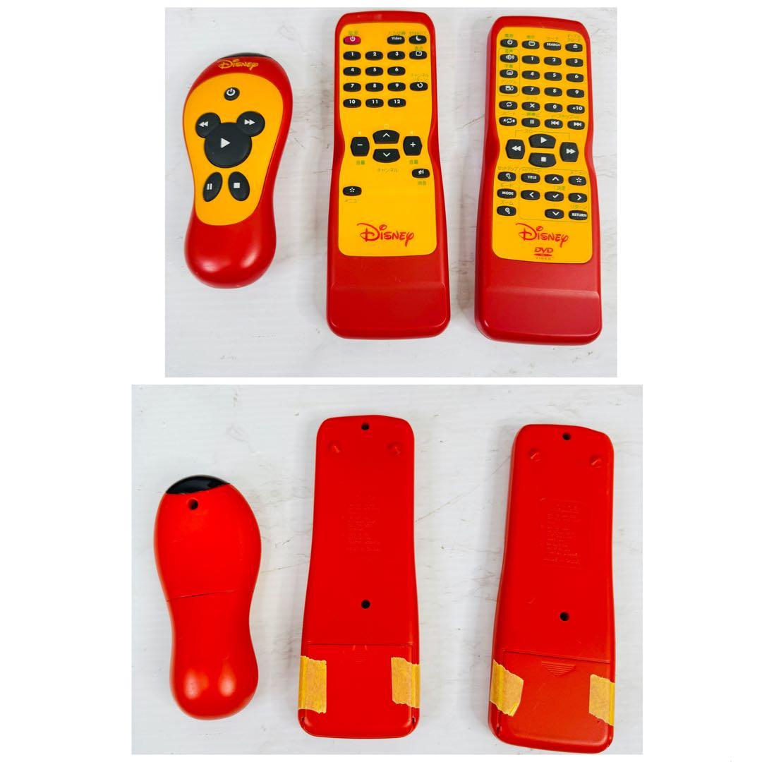 【希少・美品】Disney　ミッキーマウス型　ブラウン管テレビ　DVDプレーヤー