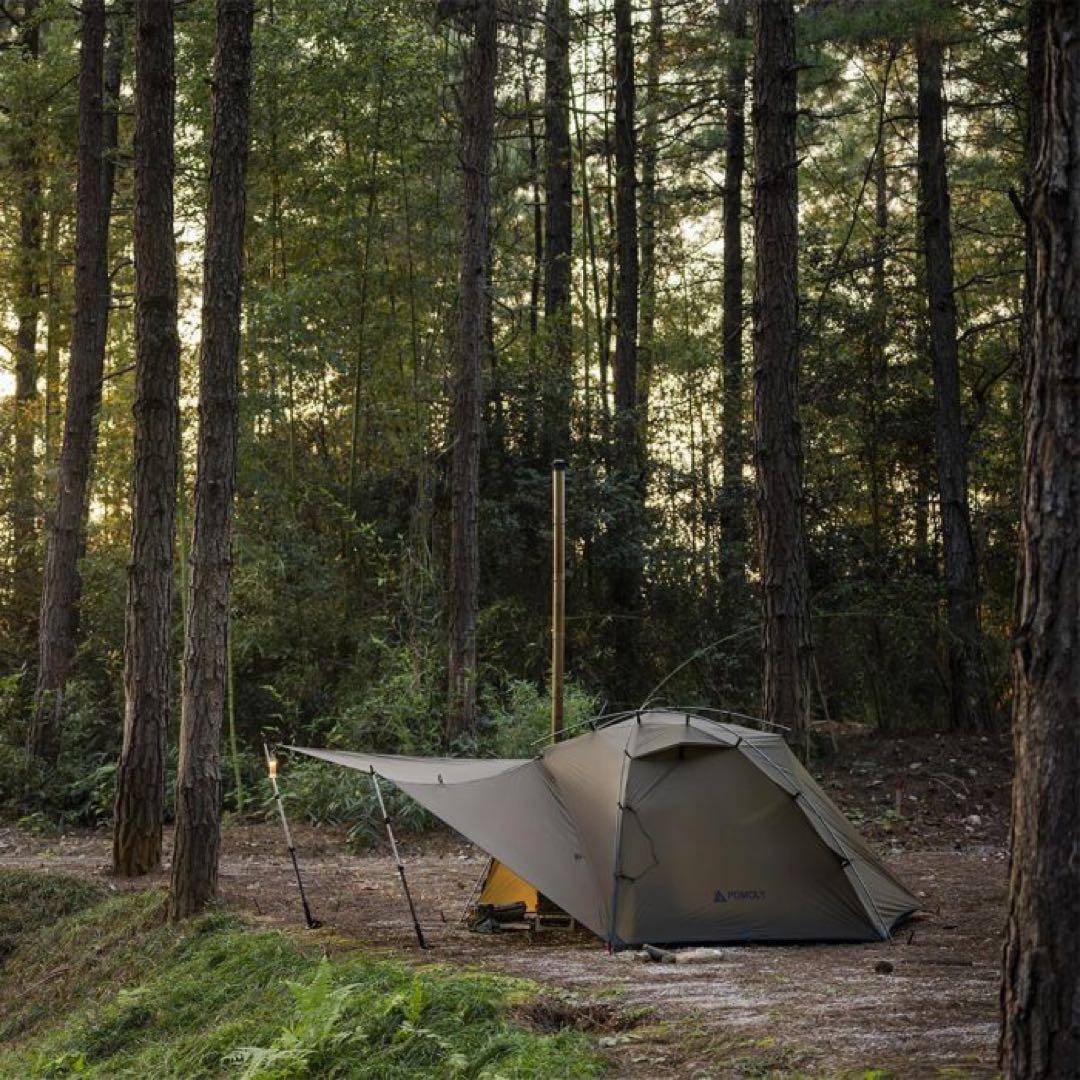 ポモリー　デューンソロ　テント　インナーブラック