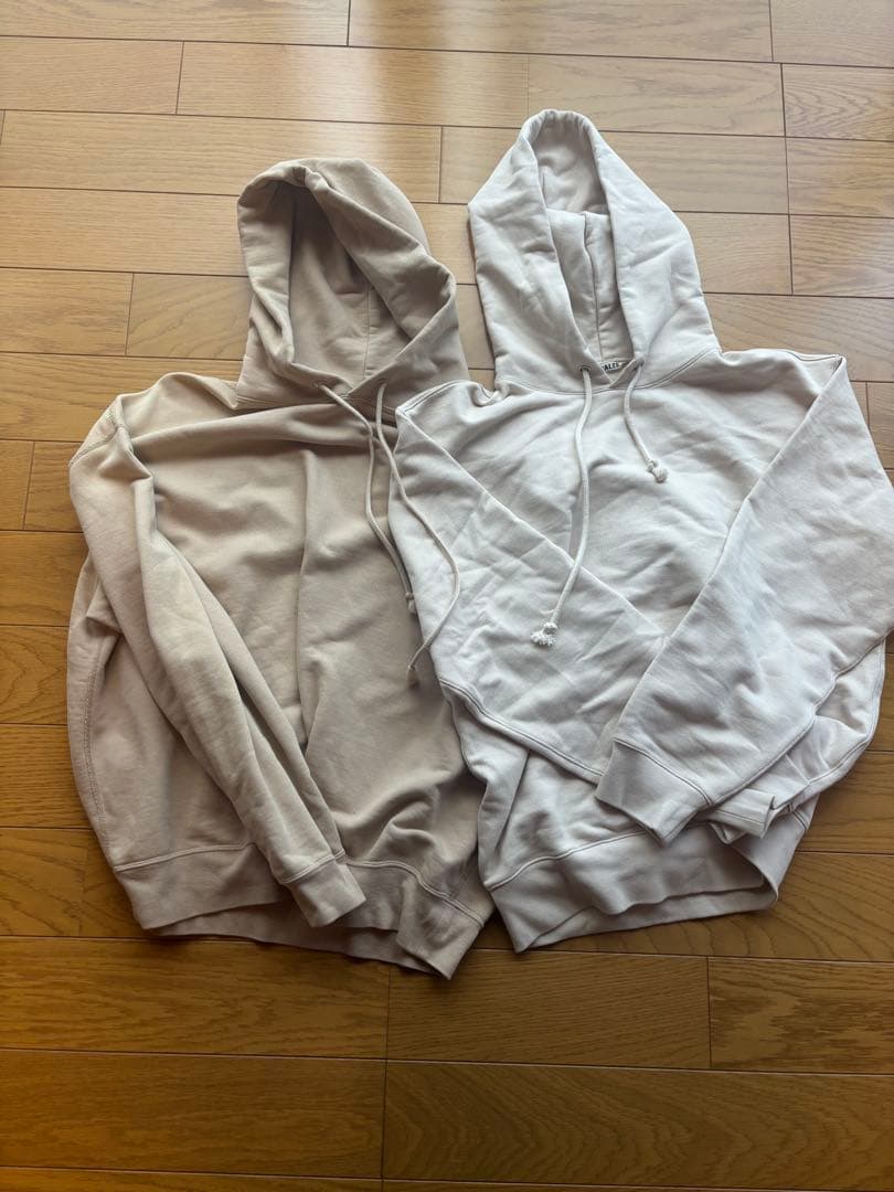 オーラリー　AURALEE スウェット パーカー2枚セット　サイズ1