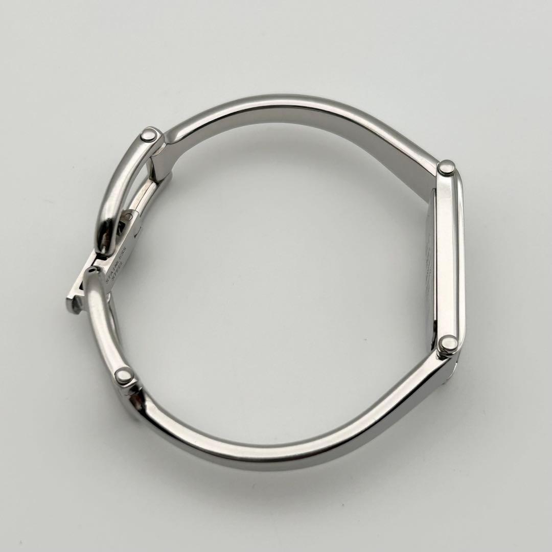 【箱有 新品電池 稼働】GUCCI 1500L GG ダイヤ バングルウォッチ