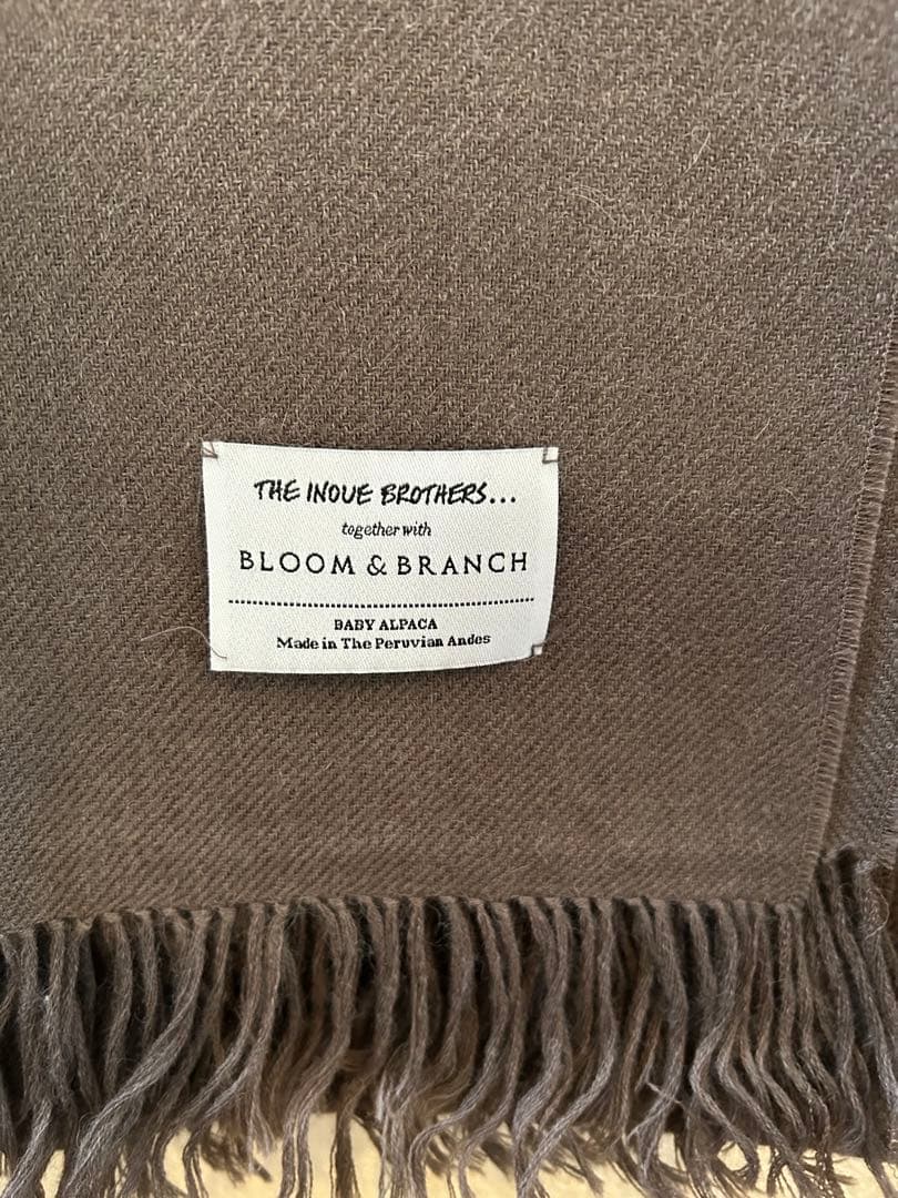 BLOOM&BRANCH別注 THE INOUE BROTHERS マフラー