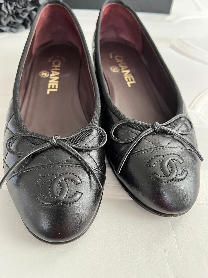 値下げ！【美 品】CHANELシャネル バレリーナ 36C（23cm）★正規品★