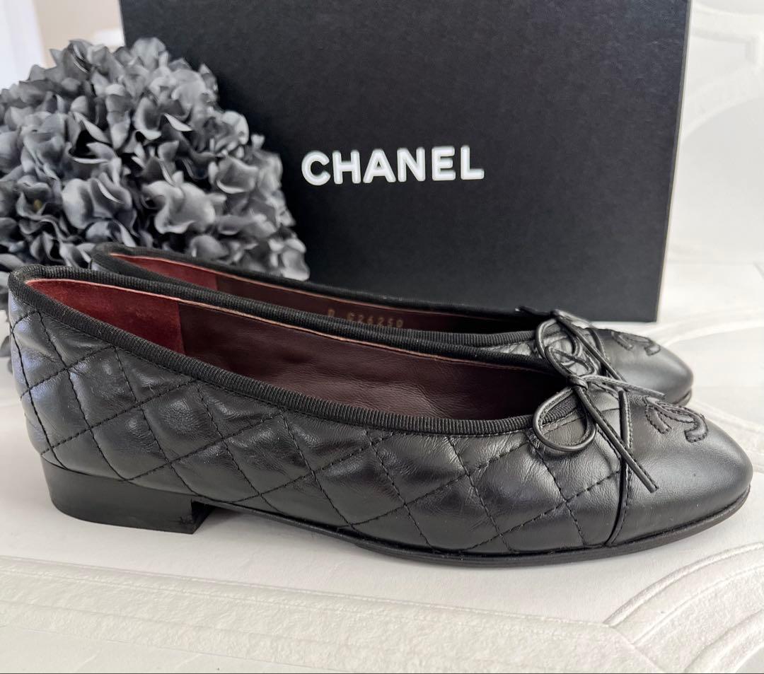 値下げ！【美 品】CHANELシャネル バレリーナ 36C（23cm）★正規品★