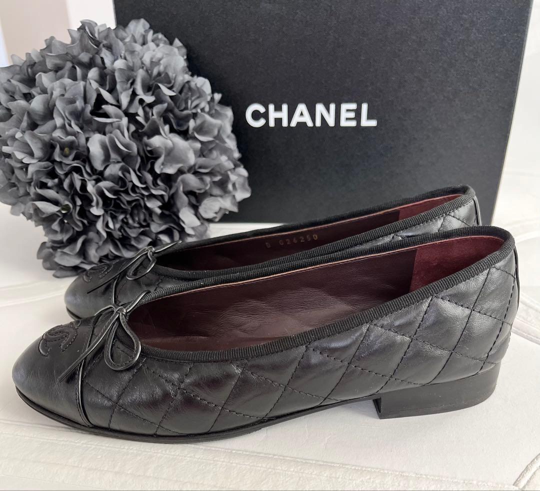 値下げ！【美 品】CHANELシャネル バレリーナ 36C（23cm）★正規品★