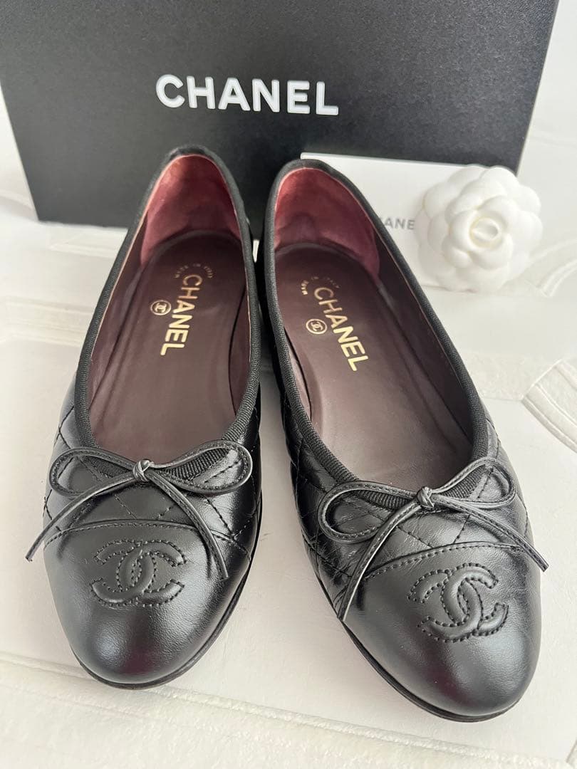 値下げ！【美 品】CHANELシャネル バレリーナ 36C（23cm）★正規品★