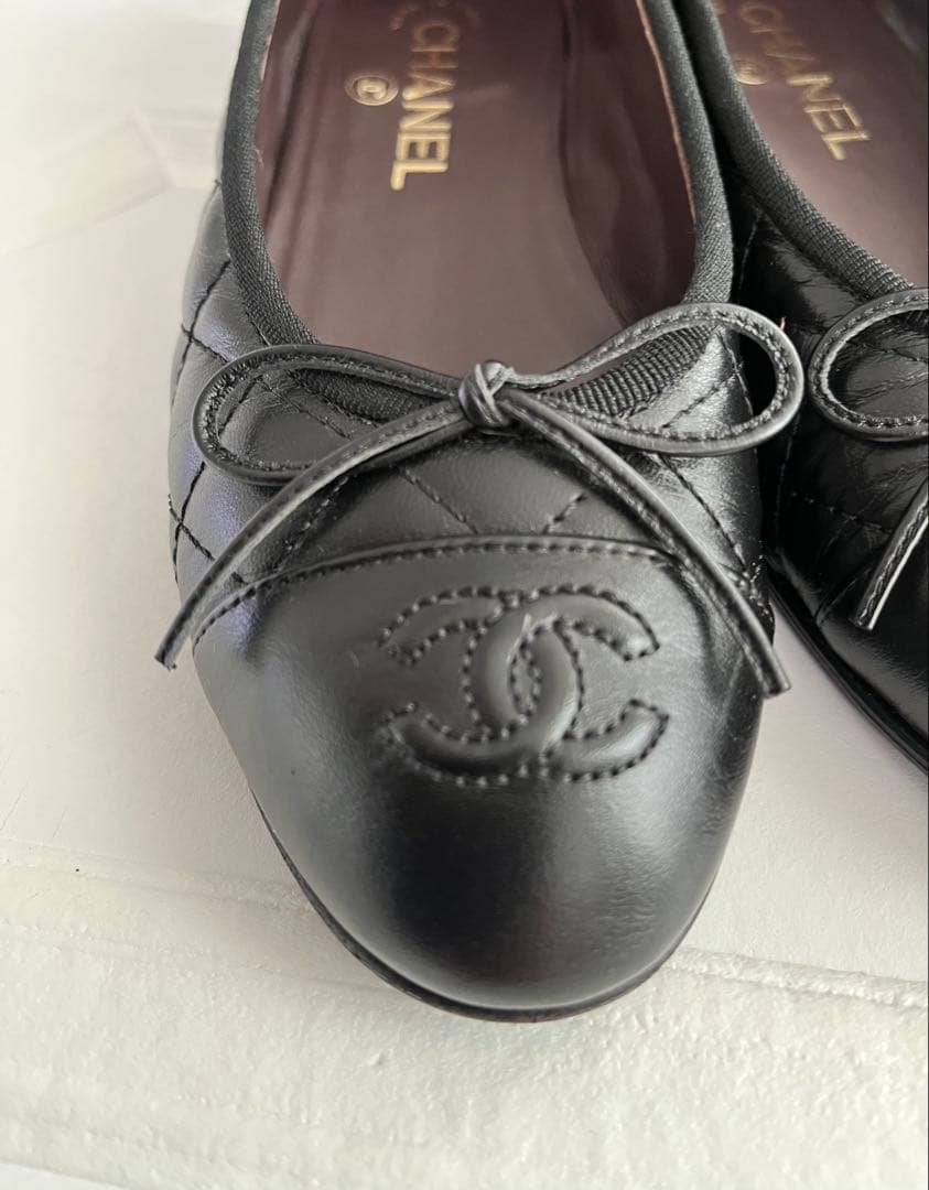 値下げ！【美 品】CHANELシャネル バレリーナ 36C（23cm）★正規品★