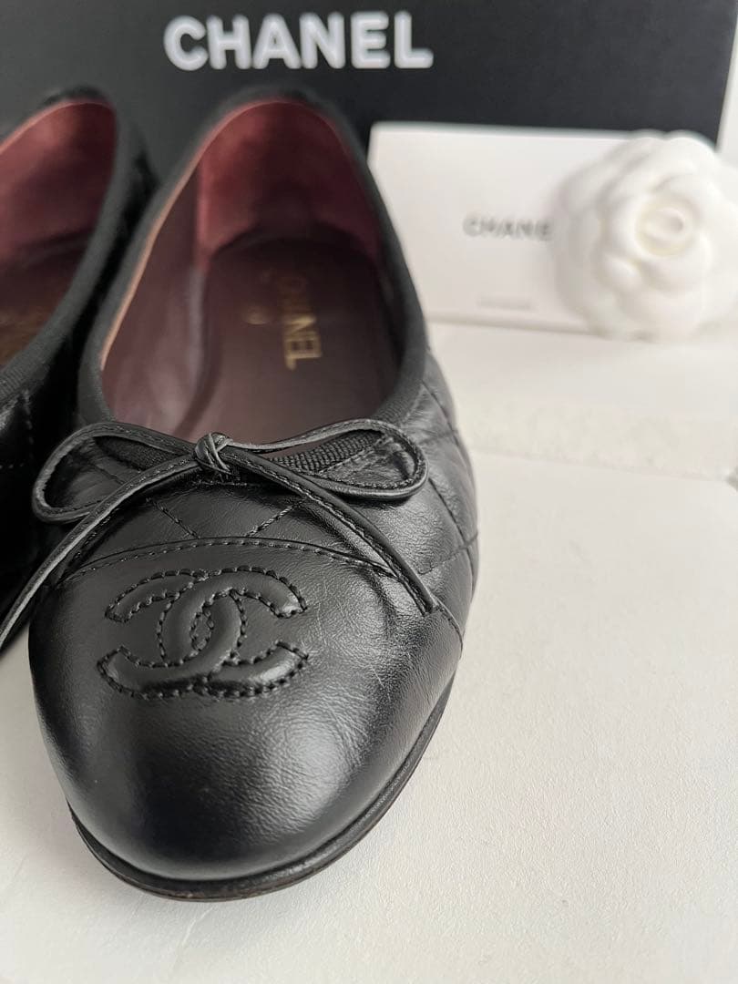 値下げ！【美 品】CHANELシャネル バレリーナ 36C（23cm）★正規品★