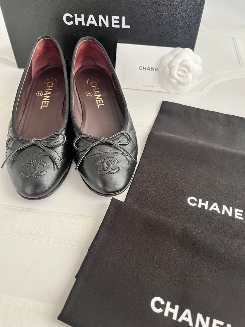 値下げ！【美 品】CHANELシャネル バレリーナ 36C（23cm）★正規品★