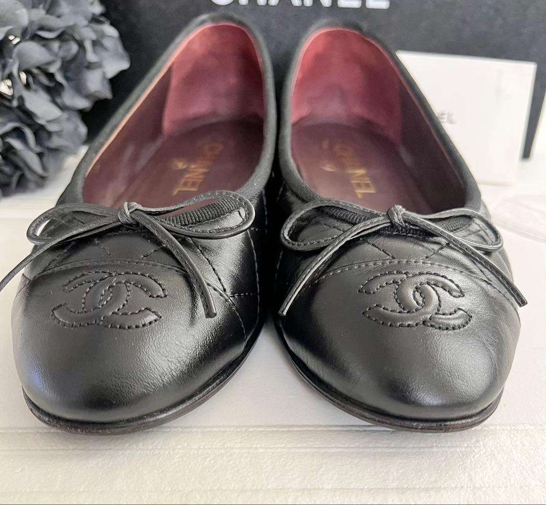 値下げ！【美 品】CHANELシャネル バレリーナ 36C（23cm）★正規品★