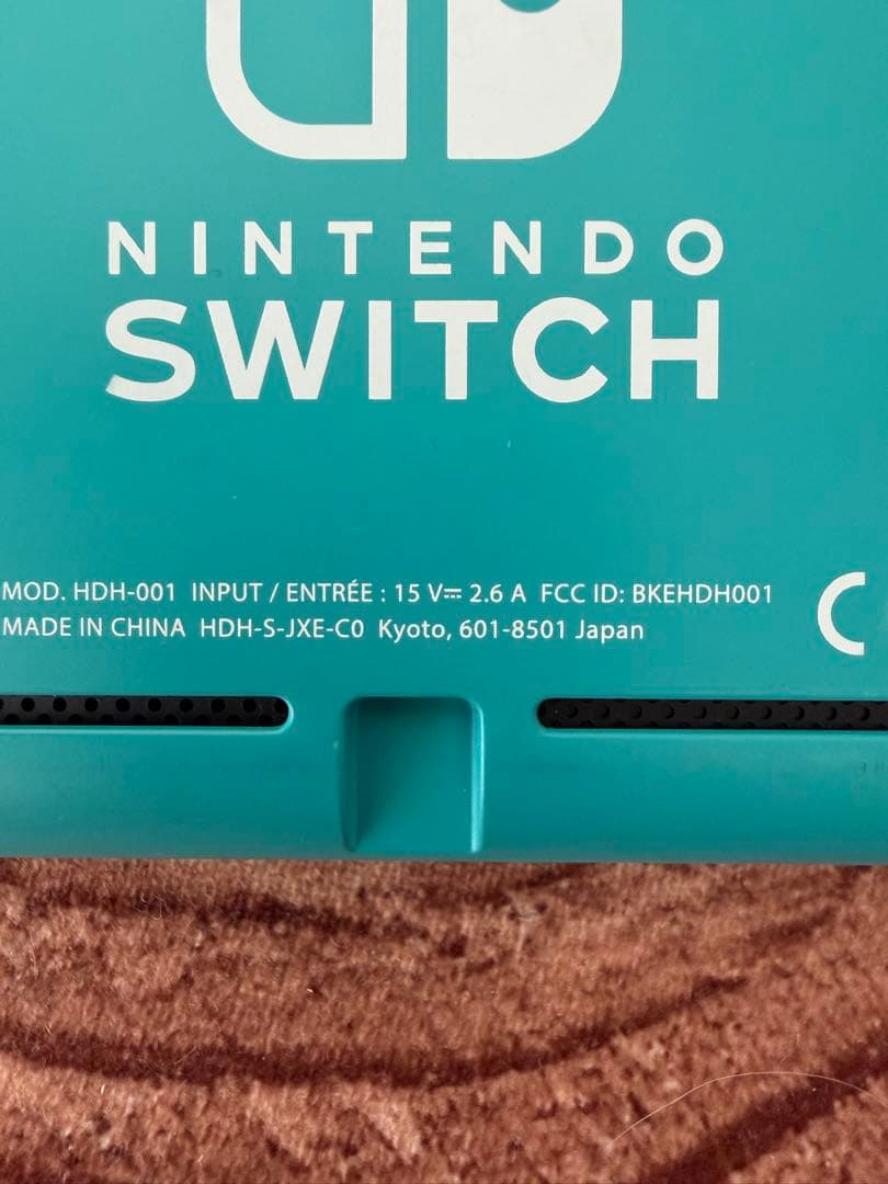 Nintendo Switch Lite ターコイズ　本体のみ　箱無し