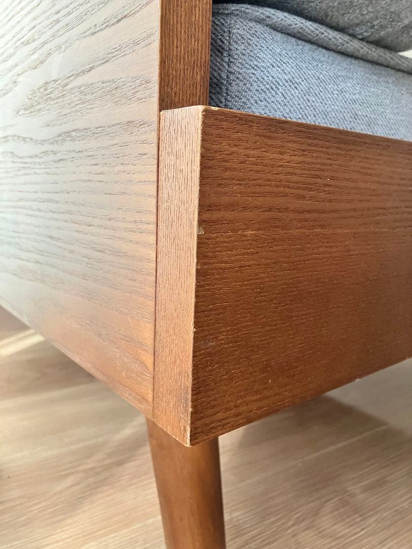 unico ALBERO アルベロ カバーリングソファ 2シーター　ブルーグレー