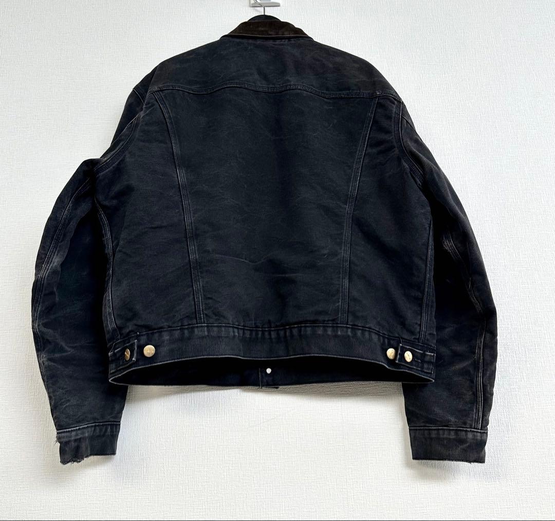 超超スペシャル 80s カーハート トラッカージャケット 46 ブラック 黒