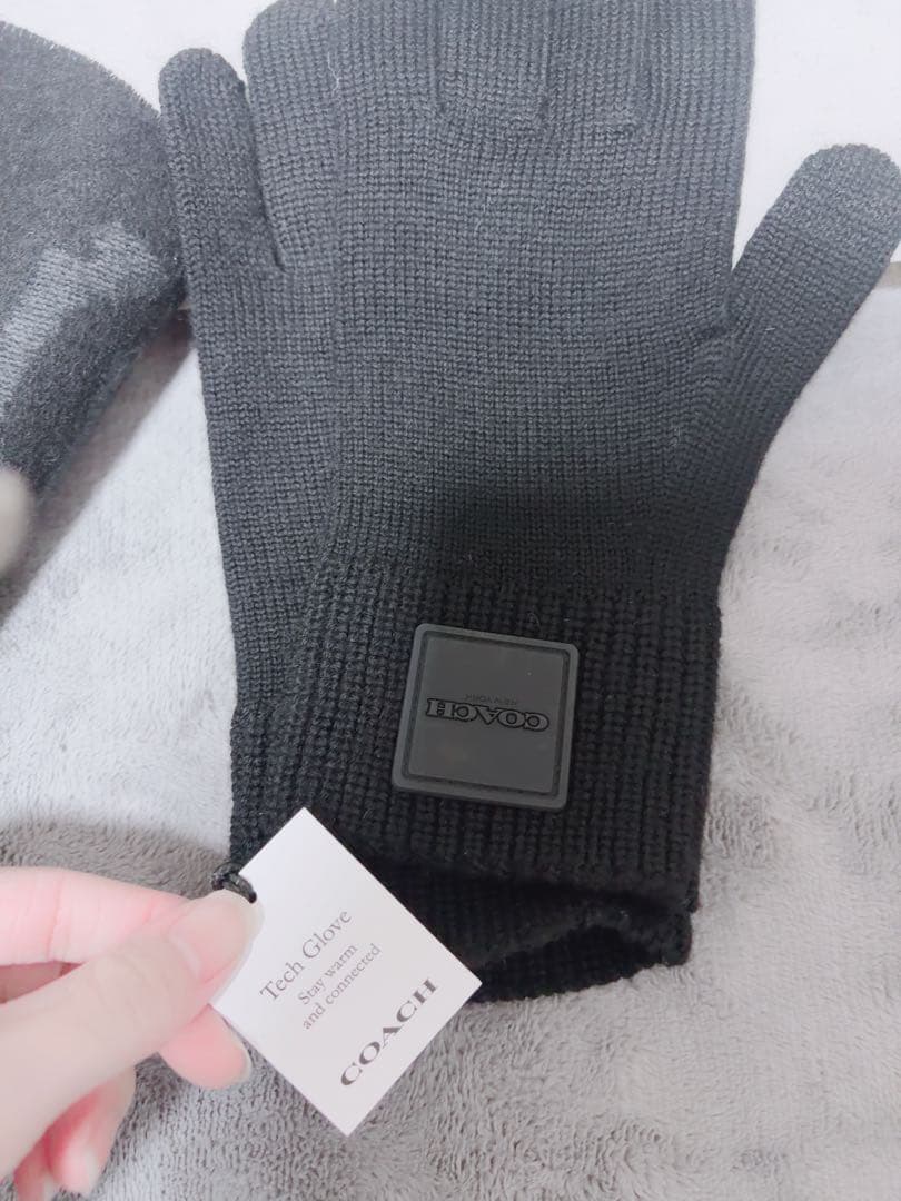 COACH ストール 手袋