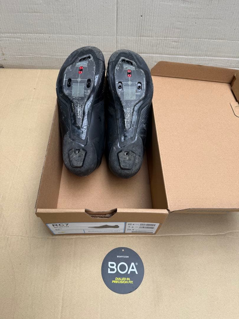 【土日限定価格設定中】SHIMANO RC7 ロードバイク用シューズ 40.5