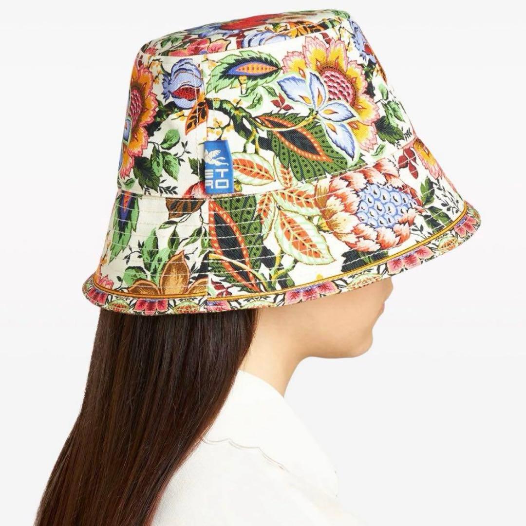 極美品　エトロ　2024年モデル　フローラル　バケットハット　花柄　完売品