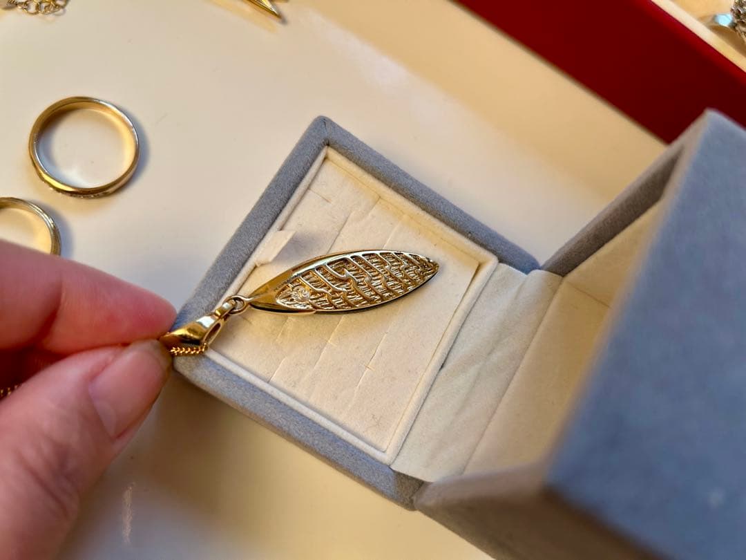 L*】様 生前整理　遺品整理　刻印ゴールドアクセサリーセット