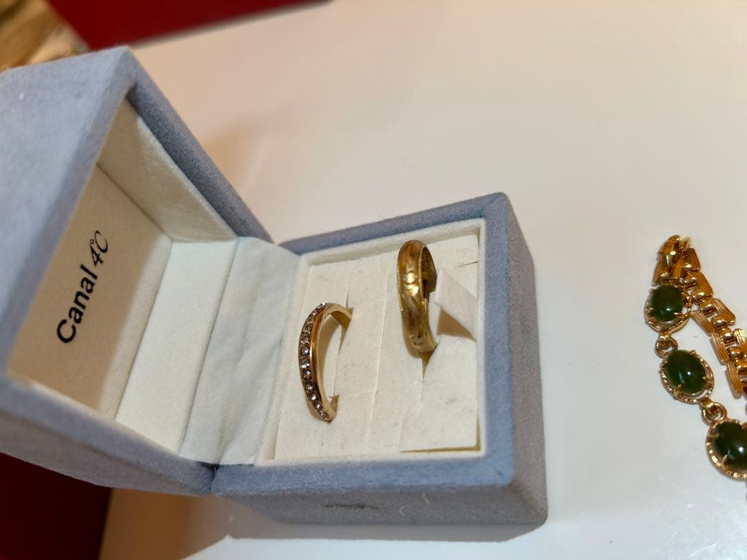 L*】様 生前整理　遺品整理　刻印ゴールドアクセサリーセット