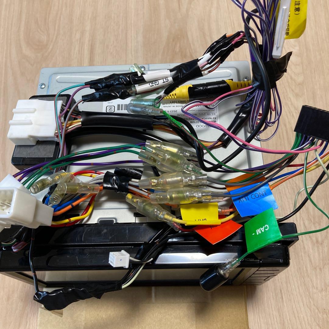 KENWOOD MDV D710Wメモリーナビ、TV 地図2023年