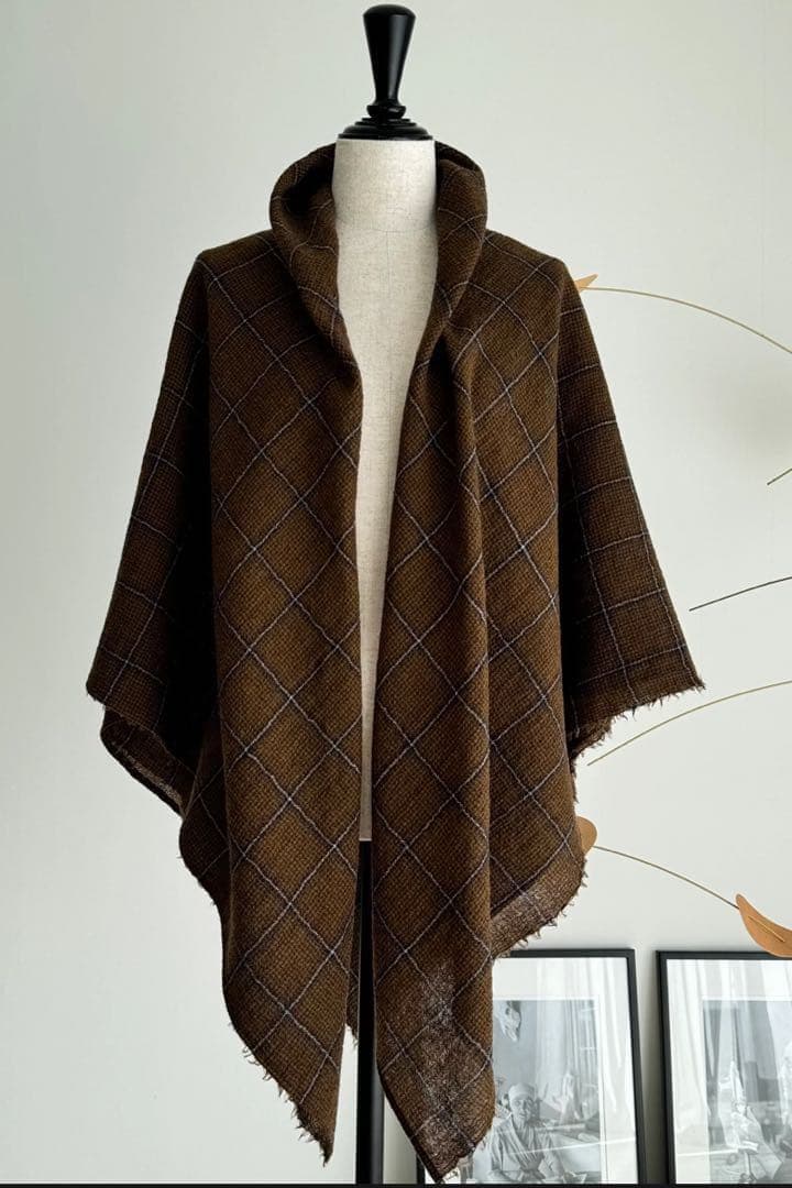 argue⭐︎ SQUARE WOOL GAUZE STOLE