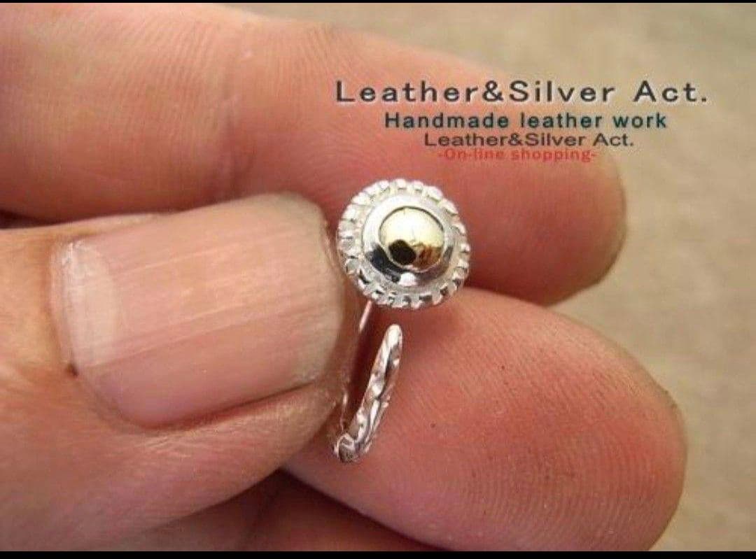 ボディピアス フックピアス シルバー925, k18コンビ フープー　ピアス