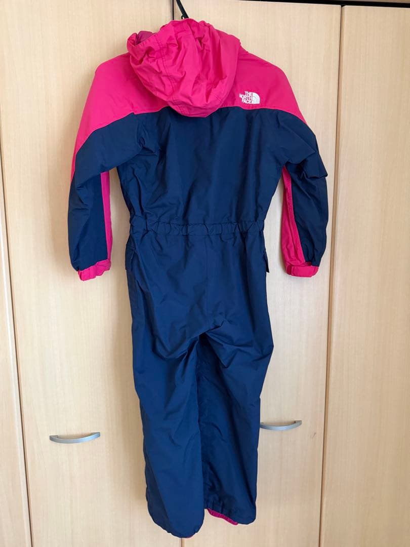 THE NORTH FACE 子ども用フルボディスーツ ネイビー/ピンク