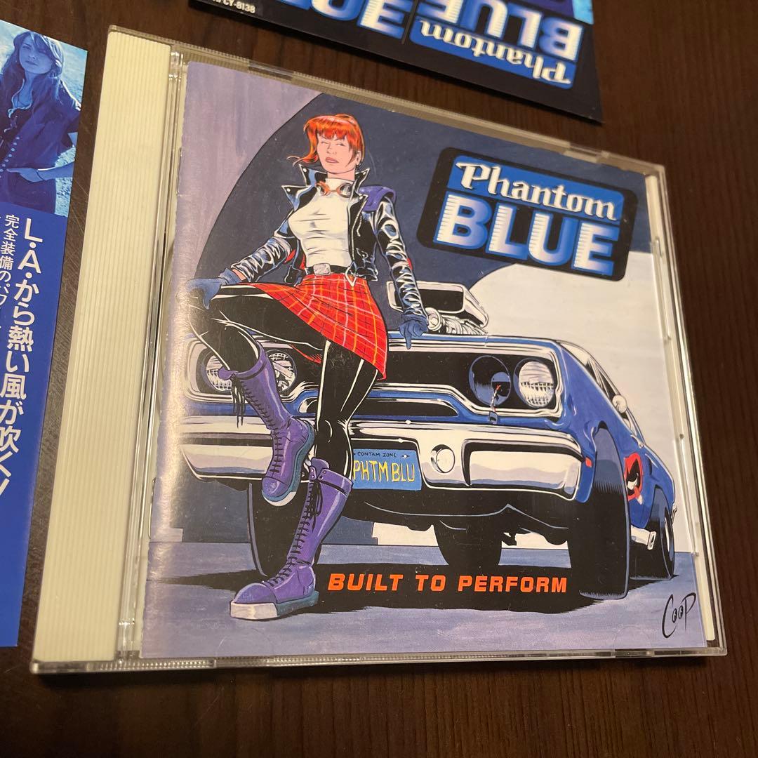 ファントムブルー CD ビルトトゥパフォーム ステッカー付 レア物LAメタル