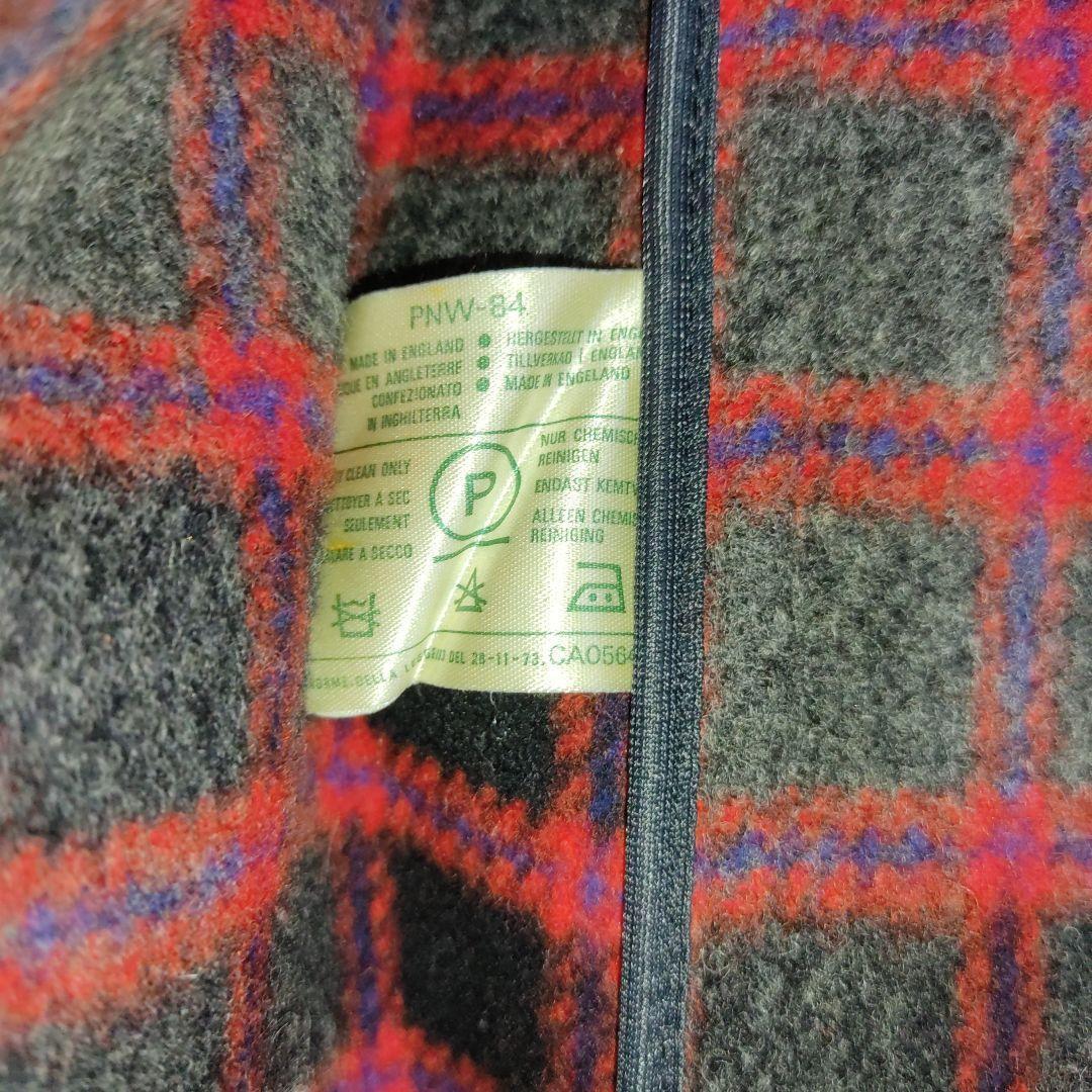 gloverall　グローバーオール　ダッフルコート　チェック　グレー　メンズ