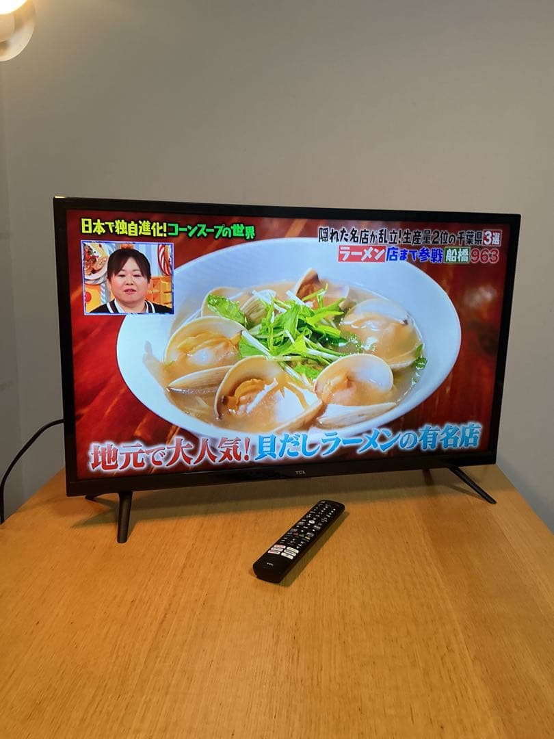 【美品・2021年製】TCL32型 Android TV Netflixリモコン